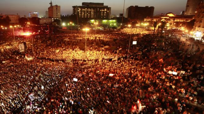 Multitudinarias protestas vuelven a tomar las calles en Egipto
