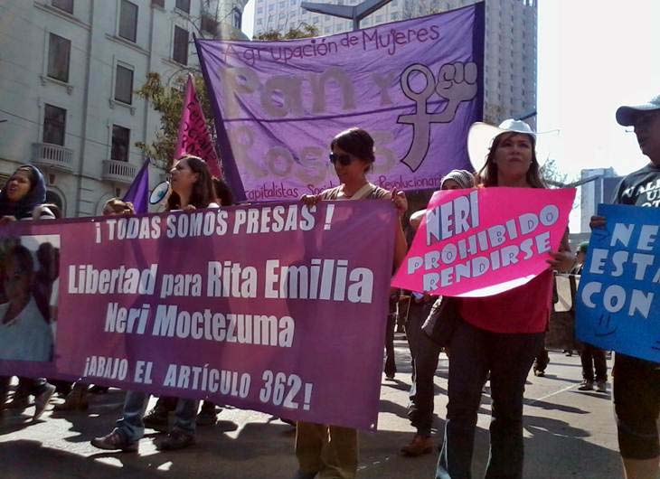 México: las mujeres exigimos libertad para Rita Emilia