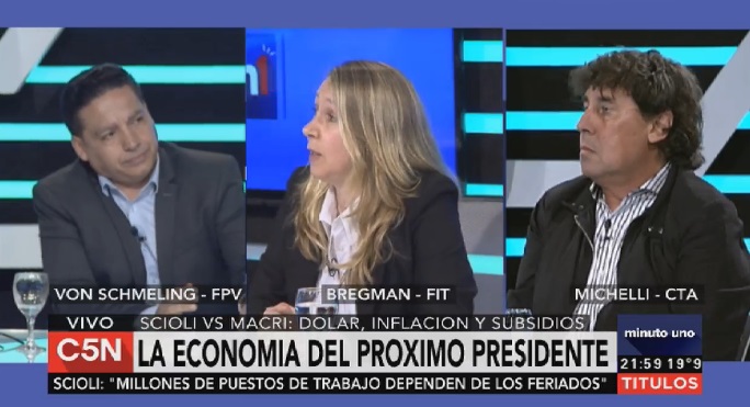 Bregman: “Macri es la derecha neoliberal, pero quieren confundir diciendo que Scioli es distinto”