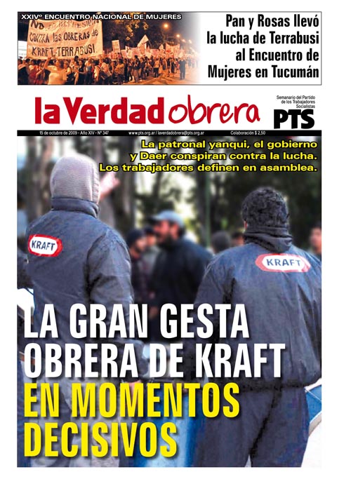 Jujuy: Acción de apoyo a los trabajadores de Terrabusi
