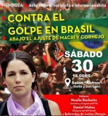 Acto en Mendoza contra el golpe institucional en Brasil 