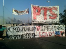 Tucumán: corte del puente Lucas Córdoba en apoyo a Lear y a Donnelley