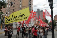 En Tucumán, el PTS se movilizó a 38 años del golpe genocida
