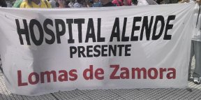 Más de un mes de lucha en el Hospital Allende de Lomas de Zamora