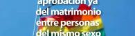 Video: Matrimonio de personas del mismo sexo | Aprobación ya!