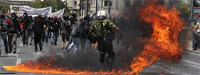 Una huelga general paraliza a Grecia