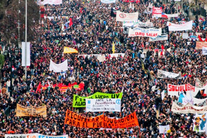 Chile: los estudiantes nuevamente en las calles
