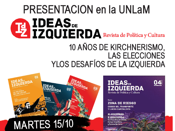 Christian Castillo presenta Ideas de Izquierda en la UNLaM 