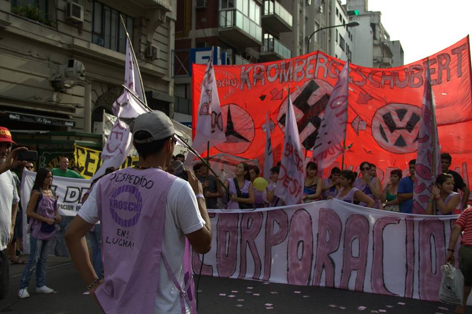 Kromberg: histórico corte despierta la solidaridad obrera