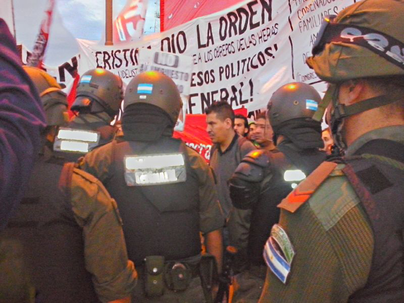 “La Gendarmería usó infiltrados para provocar los incidentes en la Panamericana”