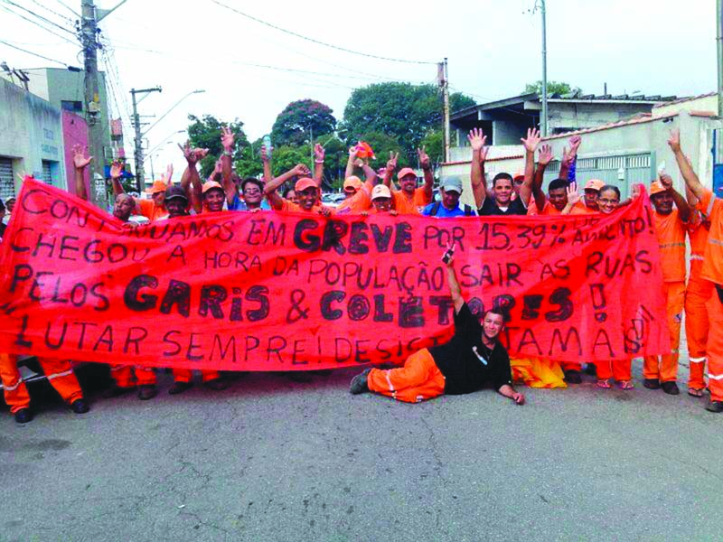 Brasil: Con la basura en el piso, surge un nuevo movimiento obrero