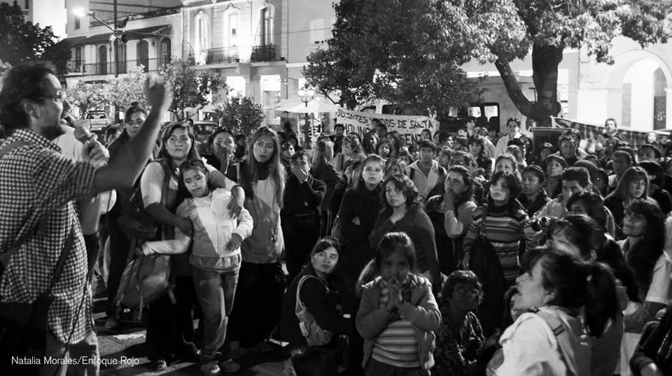 La Marrón del Suteba Matanza y Ensenada en Salta junto a los docentes en lucha