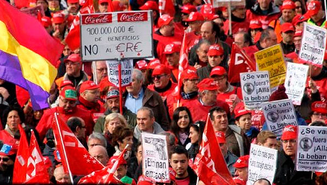 Estado español: gran triunfo judicial de los trabajadores contra la patronal imperialista de Coca Cola