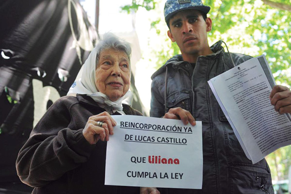 Liliana: crece la campaña por la reinstalación de Lucas Castillo