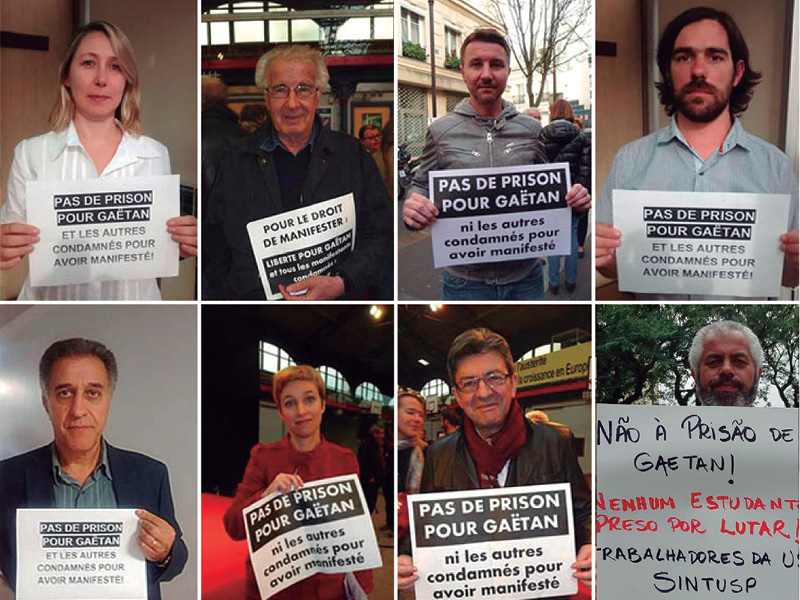 Francia: crece la campaña por el “No a la prisión a Gaëtan”