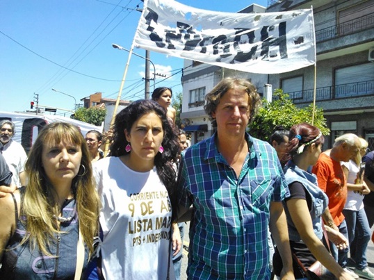 Christian Castillo acompaña a la familia de Luciano Arruga en el juicio a su torturador
