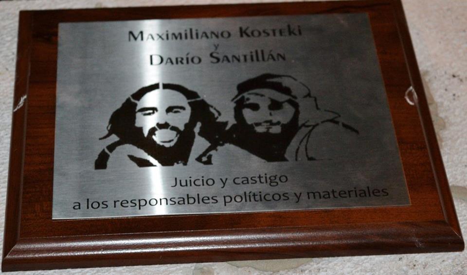 Conmovedor acto en homenaje a Darío Santillán y Maximiliano Kosteki