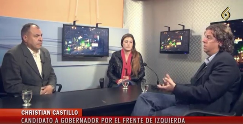 Christian Castillo en el programa "Política Local" de Moreno