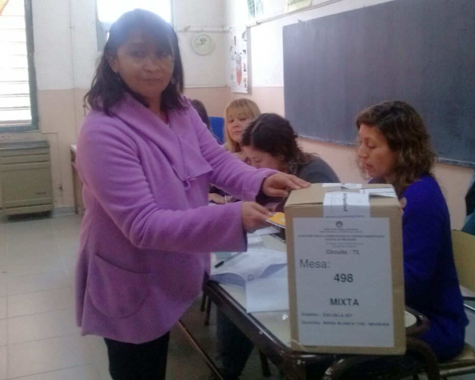 Votó Graciela Frañol del FIT y llamó a fortalecer una alternativa de los trabajadores