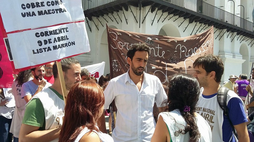 Del Corro: “Rodríguez Larreta viola los más elementales derechos de los docentes”