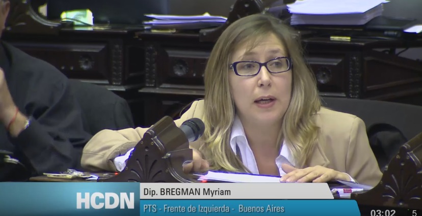 Myriam Bregman: “La lucha y la movilización son la clave para imponer la ley antidespidos”