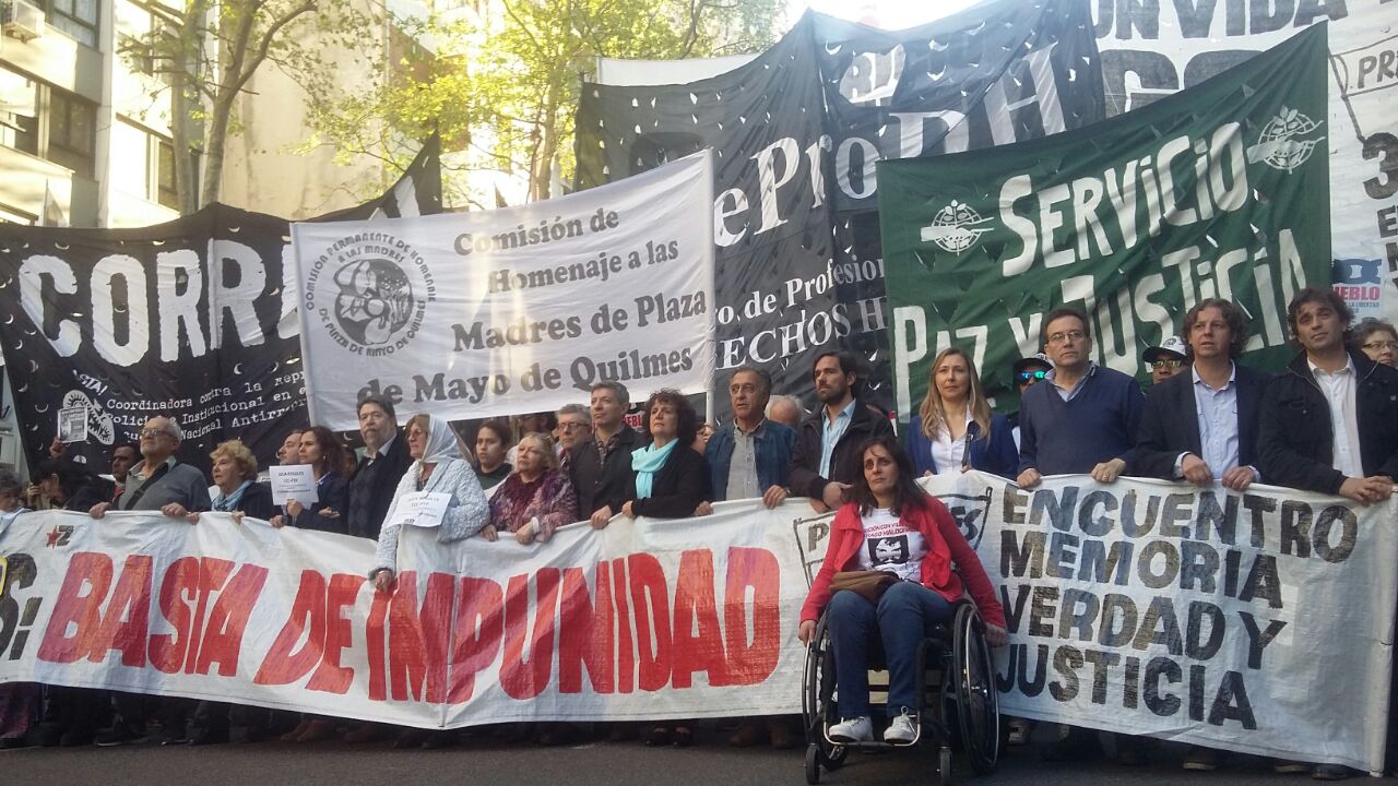 Julio López: Bregman y Del Caño participaron de la marcha a Plaza de Mayo