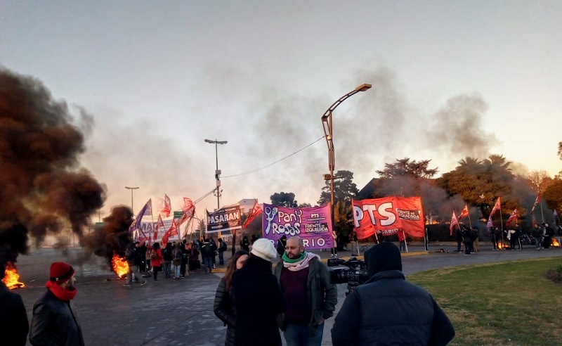 Paro General: en Rosario la izquierda hará un corte de autopista con estudiantes y trabajadores