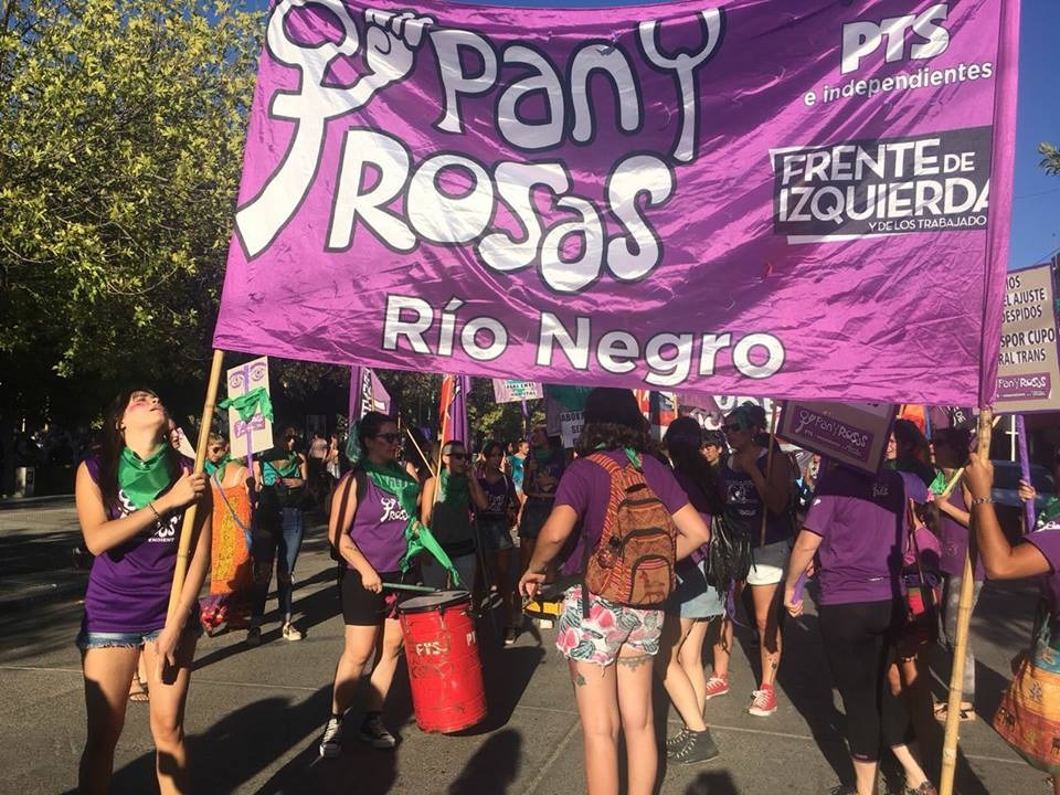 Pan y Rosas Río Negro rumbo al 33° Encuentro Nacional de Mujeres en Trelew