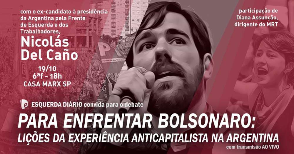 Nicolás del Caño viaja a Brasil a sumarse a las movilizaciones contra Bolsonaro