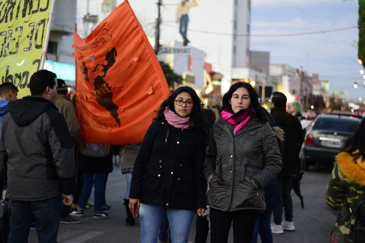 Nathalia González Seligra viajó a Chubut en apoyo a los trabajadores estatales