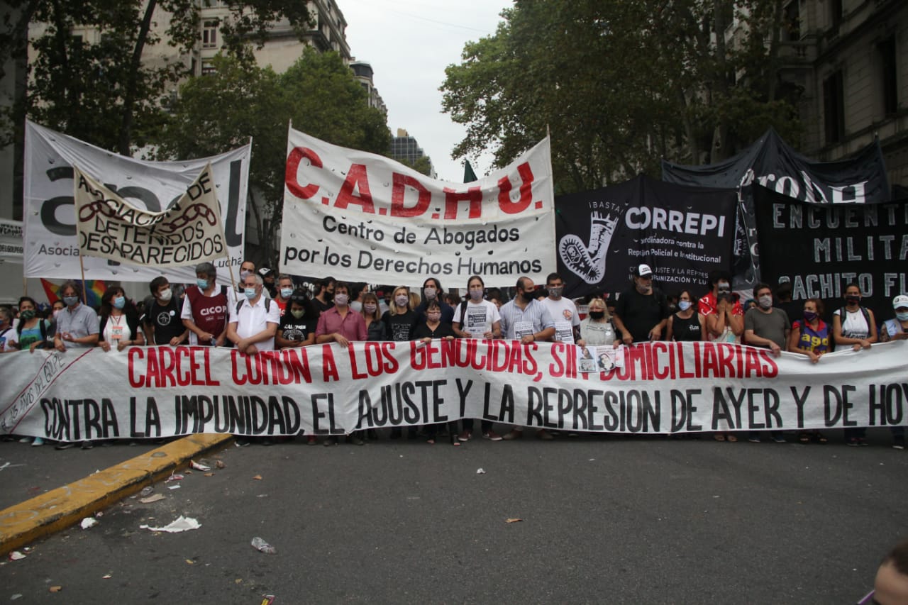 24M: la izquierda movilizó a Plaza de Mayo junto a organismos independientes 