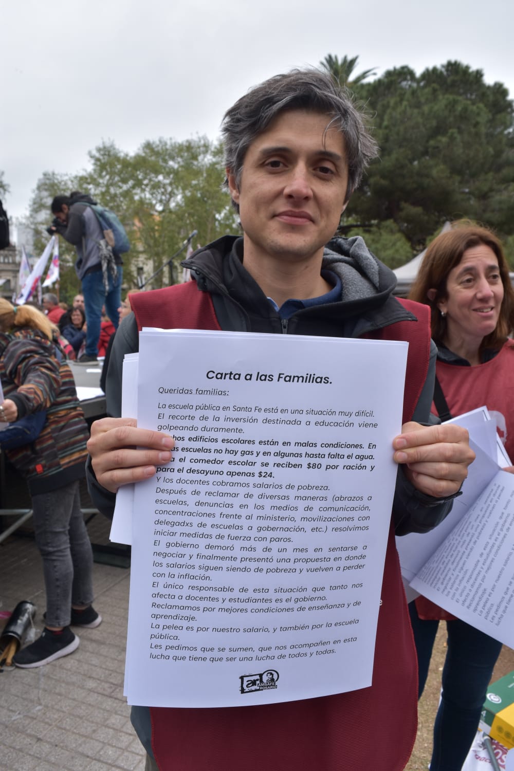 Franco Casasola: "Este 24 también nos movilizamos contra los despidos discriminatorios"