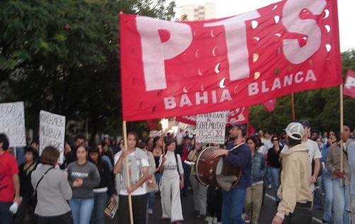 Bahía Blanca: El PTS y el CeHum escracharon la sede de la UIA