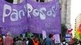 Contra la violencia hacia las mujeres, Pan y Rosas se movilizó en todo el país