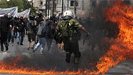 Una huelga general paraliza a Grecia
