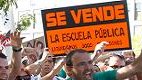 Madrid: miles de docentes en huelga contra los recortes
