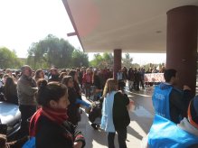 La diputada Soria (PTS-FIT) acompañó la huelga de los docentes universitarios 