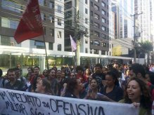 Brasil: acto y movilización en San Pablo en repudio al ataque sionista 