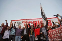 Con el Frente de Izquierda y el Encuentro Sindical Combativo copamos Plaza de Mayo