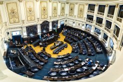 Diputados: Dellecarbonara cuestionó el modelo sindical en el homenaje a Rucci