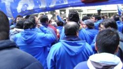 Movilización contra el desafuero y despido de delegado del SUTNA-CTA