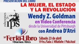 Presentación de "La mujer, el Estado y la revolución"