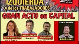 Gran acto en Capital | 7 de julio | 18 hs.