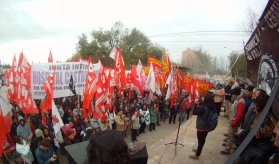 de Mayo: Gran acto del Sindicalismo Combativo y la Izquierda en Cerámica Neuquén