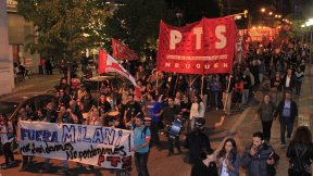 La izquierda marchó en Neuquén junto a las Madres a 39 años del golpe
