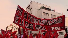 Chile: El PTR en las marchas y actos de repudio