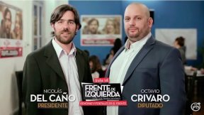 A una semana de las elecciones el precandidato presidencial Nicolás Del Caño visita la ciudad de Rosario 