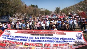 Gran lucha docente en México