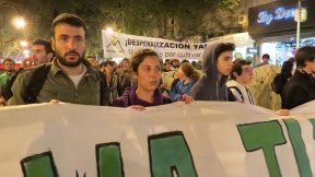 Diputada Soria acompañó marcha de miles de jóvenes por la legalización