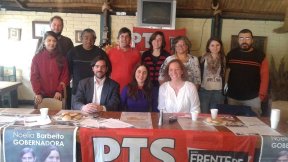 Nicolás del Caño y Noelia Barbeito estuvieron en Malargüe apoyando a sus candidatos locales
